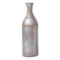 Vintiquewise 25 Rustic Farmhouse Style Galvanized Metal Floor Vase Decoration, Small QI003484.S